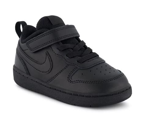 nike kinder schwarz klett|Schwarze Schuhe für Kinder .